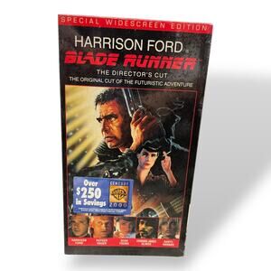 Blade Runner Director’s Cut Factory Sealed VHS Widescreen Edition-Harrison Ford